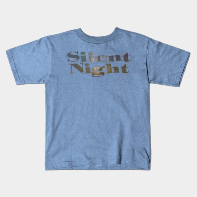 Silent Night Kids T-Shirt by afternoontees